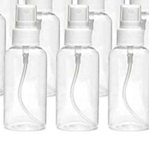 6 Pack 30 ml Clear Plastic Spray Bottles